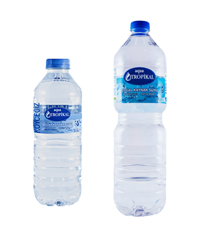 0,5 Litre ve 1,5 Litre Aqua Tropikal Pet Şişe